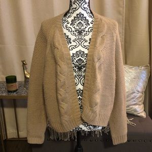 🧡GAP🧡 Cropped cable knit open cardigan